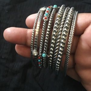 Set of 8 RJ Graziano bracelets
